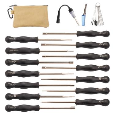 Imagem de Dasbecan Kit de chave de fenda com ferramenta de ajuste de carburador com ferramenta de limpeza, testador de ignição de ignição, bolsa de armazenamento para motor comuns de 2 ciclos serve para motosserra Echo Poulan Ryobi aparador de cordas Weedeater