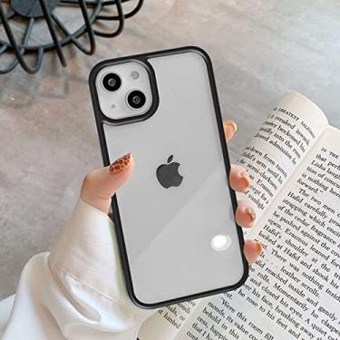 Imagem de Capa de telefone de silicone à prova de choque para iPhone 11 12 13 Pro Max X XS XR Max 8 7 Plus Proteção Transparente Capa Traseira, F, para iPhone12 Pro Max