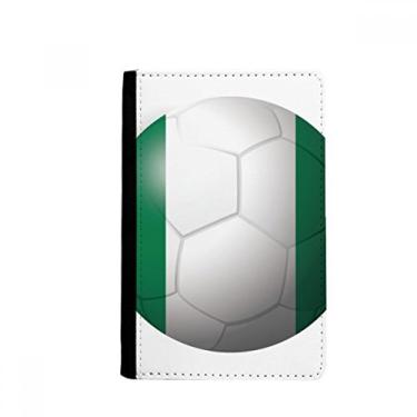 Imagem de Porta-passaporte de futebol bandeira nacional da Nigéria Notecase Burse carteira capa porta-cartão, Multicolor