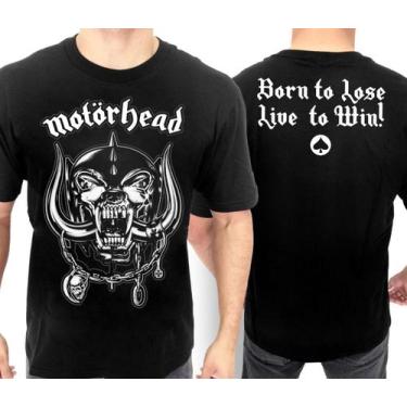 Imagem de Xx Camiseta Motorhead Of0053 Consulado Do Rock Plus Size