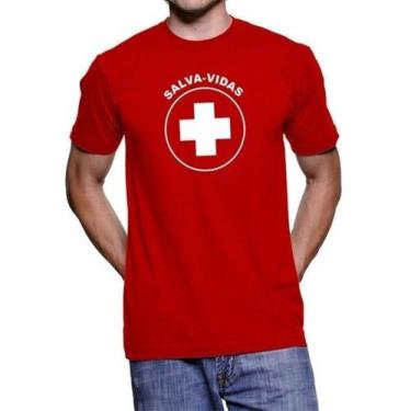 Imagem de Camiseta Salva Vidas Bombeiro Camisa Masculina - Gbj Modas