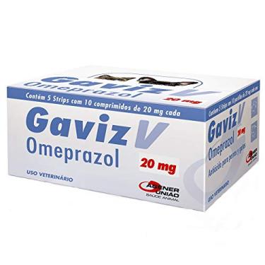 Imagem de Gaviz V 20mg Omeprazol Cães E Gatos 05 Cartelas