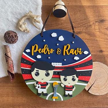 Imagem de Porta Maternidade - Flâmula Futebol III