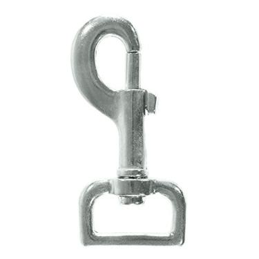 Imagem de Gancho de encaixe giratório Paracord com acabamento prateado – Escolha entre tamanhos de 1,5 cm, 1,9 cm e 2,5 cm – Pacotes com 5, 10 e 20 – Perfeito para chaveiro, cordão, coleira para animais de estimação e mais