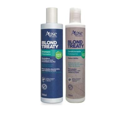 Imagem de Apse Blond Treaty Shampoo Matizador E Condicionador Hidratante - Apse