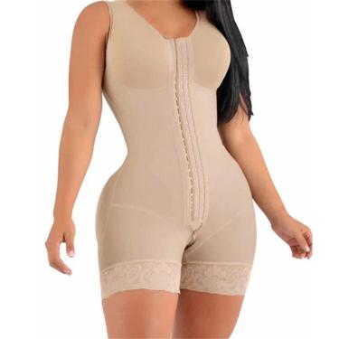 Imagem de Cinta Macacão Levanta Bumbum Faixa Modeladora Body Use Com Vestido