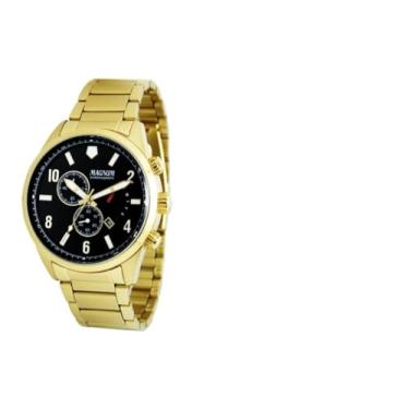Imagem de Relógio Magnum Masculino Ref: Ma35182u Cronógrafo Dourado