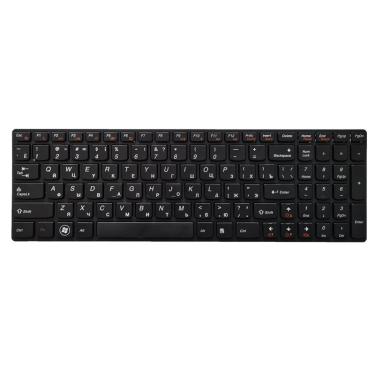Imagem de Novo teclado russo para lenovo g580 z580 z580a g585 z585 ru preto