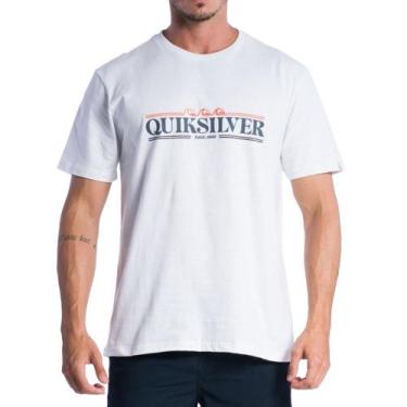 Imagem de Camiseta Quiksilver Gradient Line Branca