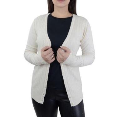 Imagem de Blusa Facinelli Tricot Cardigan Feminina-Feminino