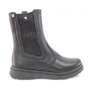 Imagem de Bota Infantil Feminina Pink Cats Cano Médio Preta - V3392-Feminino