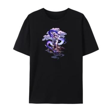 Imagem de Honkai: Camiseta Star Rail, Camiseta de manga curta com estampa do personagem Honkai Star Rail, Jade quântico, G