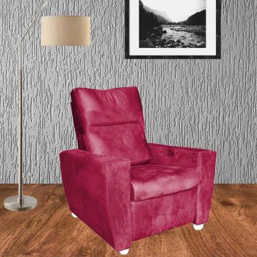 Imagem de Poltrona Reclinável Do Papai Moderna Nivea Vermelho	