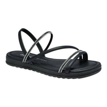 Imagem de Sandalia Dakota Y6994 Brilho Salto Baixo Papete Anabela Feminino