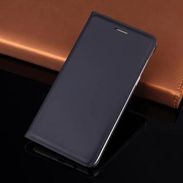 Imagem de Capa de couro flip case para Samsung Galaxy J5 2016 J5 2015 J3 J7 Pro 2017 J2 J4 J6 Plus J8 2018 capa para celular, preta, para J7 2016