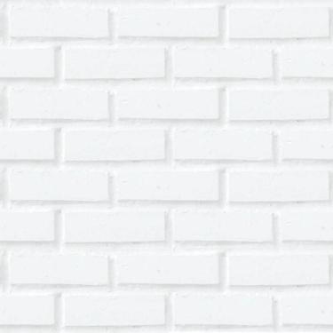 Imagem de Papel De Parede Autocolante Adesivo Tijolo Branco Tijolinho