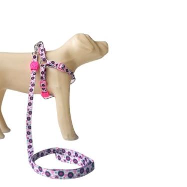 Imagem de MY PET BRASIL Peitoral Para Cachorros Porte Pequeno Ajuste Fácil No Corpo Do Pet Coração Coleira Peitoral Regulável Confortável E Resistente