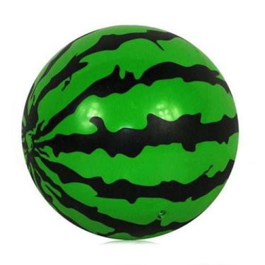 Imagem de Bola De Praia Vinil Inflavel Infantil Melancia 23Cm - Bg Brinquedos