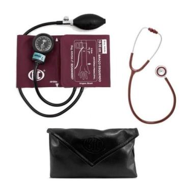 Imagem de Esfigmomanômetro E Estetoscópio Bic BORDÔ