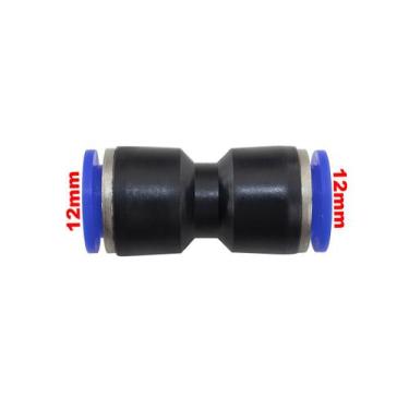 Imagem de Conexão Emenda Tecalon 12mm Universal - PARAISO DAS MANGUEIRAS