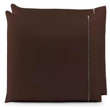 Imagem de Capa de Travesseiro Ponto Palito Fronha Com Vira 2 Peças Toque Macio V