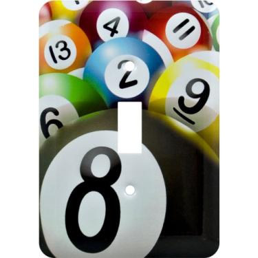 Imagem de GE 40131 Placa de parede de interruptor único para bolas de piscina