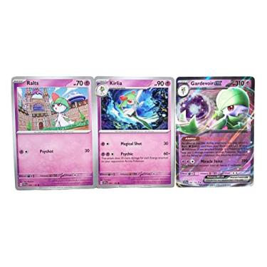 Imagem de Gardevoir ex 086/198 Holo - Scarlet & Violet - Pokemon Evolution 3 Card Lot - Ralts & Kirlia