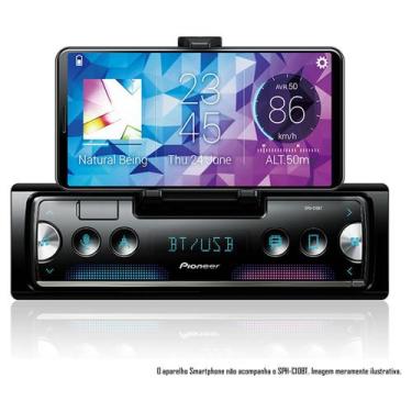 Imagem de MP3 Player Smartphone Receiver Pioneer 1 Din SPH-C10BT USB Bluetooth M