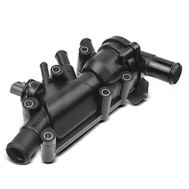 Imagem de A-Premium Conjunto de carcaça do termostato de arrefecimento do motor com junta compatível com Ford Fiesta 2001 2003 2004 Ikon 2004-2007 Courier Escort Ka 1.6L 2.0L