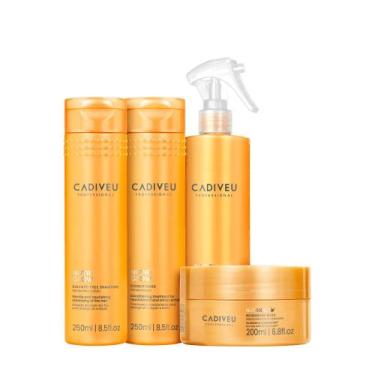 Imagem de Kit Cadiveu Nutri Glow Shampoo Condicionador Leave-in e Máscara (4 pro