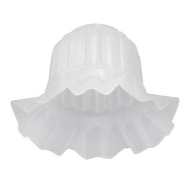 Imagem de Tulipa Plástica Caracol para Lustre e Ventilador de Teto Universal - R