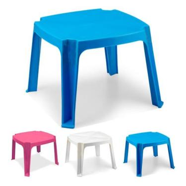 Imagem de Mesinha Infantil Atividades Divertida Resistente Colorida - Plasnew, A