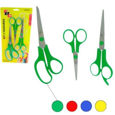 Imagem de Fbg-4182 kit 3 tesoura