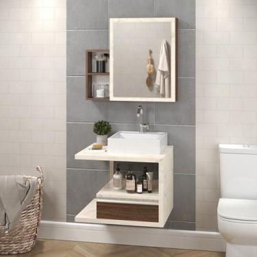 Imagem de Conjunto de Banheiro Berton Cherry 60cm Atenna/ameixa