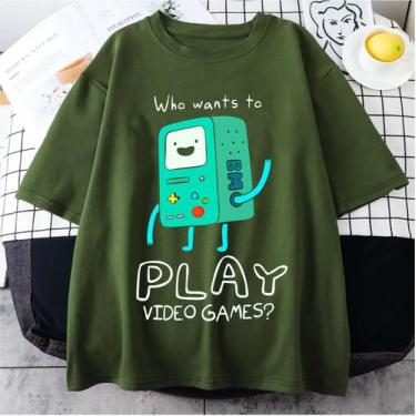 Imagem de Camiseta Adventure Time Beemo Play - sneko, Verde, GG