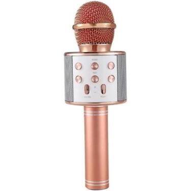 Imagem de Microfone Profissional Bluetooth Sem Fio Handheld Karaoke Ktv Usb Joga