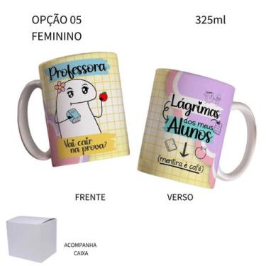 Imagem de Caneca 325ml Flork Profissões Dia Dos Professores - LARANJA E MIMOS