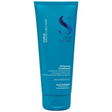 Imagem de Condicionador Alfaparf Semi Di Lino Curls 200ml hidrata define cachos 