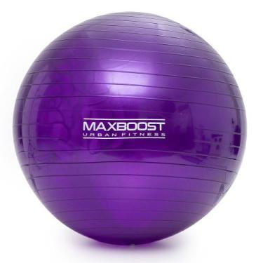 Imagem de Bola Suiça MaxBoost 55cm Pilates Yoga Abdominais 200KG, U