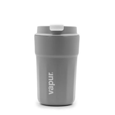 Imagem de Vapur Copo multiuso com tampa flip top, 350 ml, cinza grafite, pacote com 1