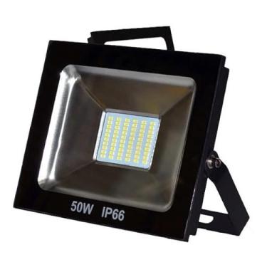 Imagem de Refletor Eco Led Externo Smd Ip66 50w 6500k Br Biv Up Led Cor da carcaça Preto Cor da luz Branco-frio