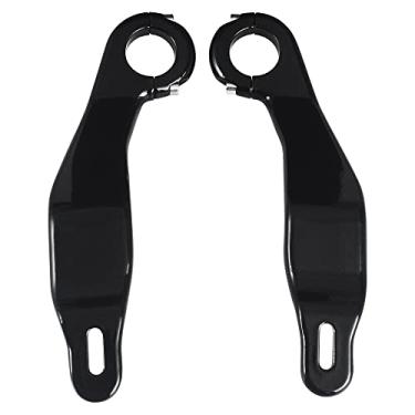 Imagem de ONETK Kit de suporte de carenagem serve para Harley Davidson Road Glide FLTRX FLTRK FLTRXS FLTRU FLTRUSE 2015-2020, preto