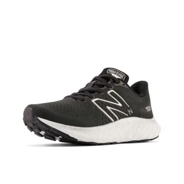 Imagem de New Balance Tênis de corrida feminino Fresh Foam X EVOZ V3, Preto/prata metálico, 34