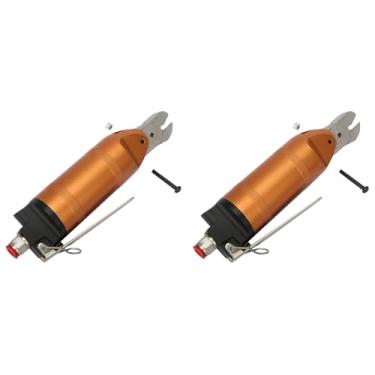 Imagem de 2 Peças Hs20 Tesoura de Ar Pneumática Ferramenta Alicate de Corte Ferro Aço Inoxidável Fio de Bronze para Produção de Linha de Montagem