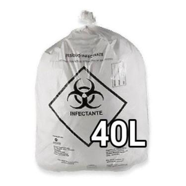Imagem de Sacos De Lixo Infectante Hospitalar 40 Litros 100Un - HIGIPACK