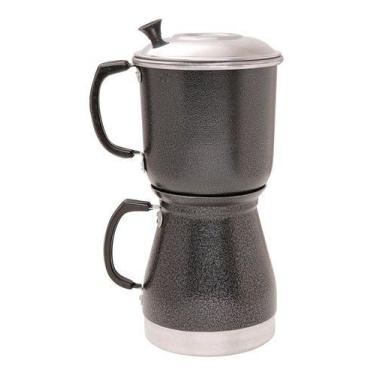 Imagem de Cafeteira Italiana Alumínio Extra Forte - Multi Aluminio, Preto