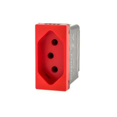 Imagem de Tomada Pial Plus 10a 2p+t Verm 615083 Legrand