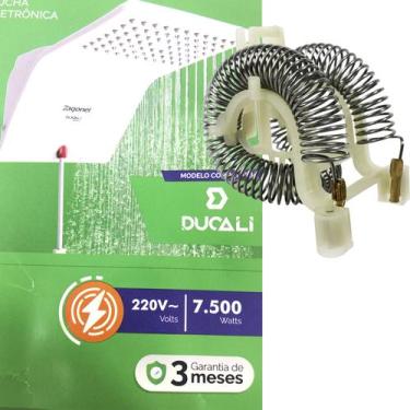 Imagem de Resistencia Chuveiro Ducali 220V, 7500W ZAGONEL - ZAGONEL DUCALI