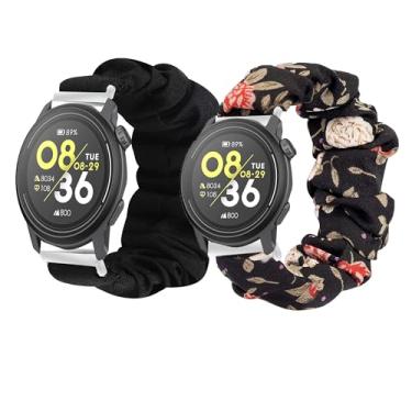 Imagem de Compatível com COROS PACE 3, Lamshaw 20 mm, 22 mm de tecido de liberação rápida elástico elástico elástico para mulheres lindas pulseiras de substituição compatíveis com smartwatch COROS PACE 3 / APEX