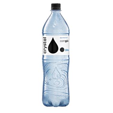 Imagem de Água Mineral com Gás Crystal 1,5L Garrafa PET Vegana